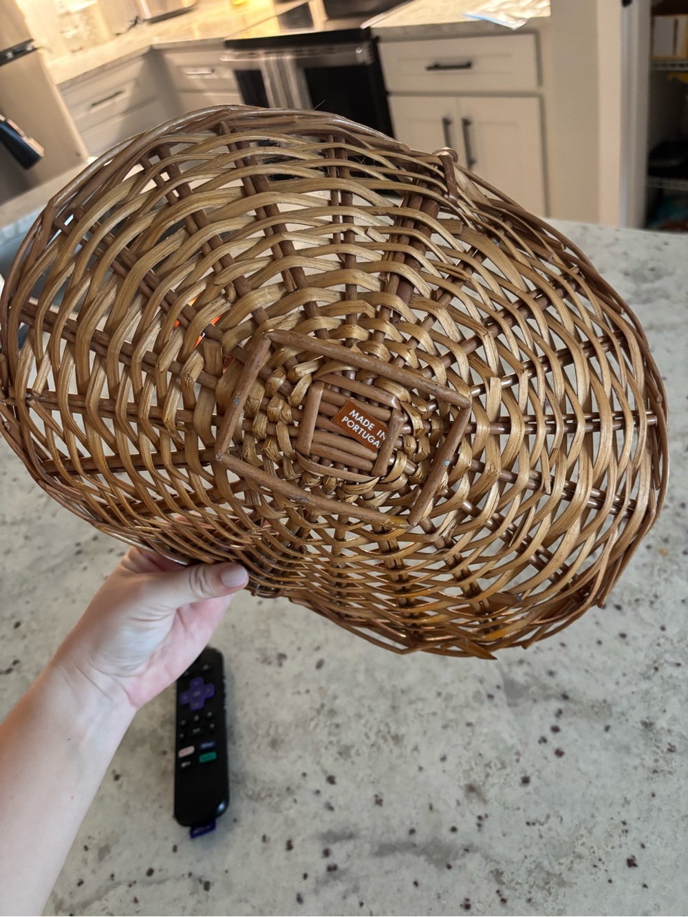 Woven Brown Basket - Picture 3 of 3